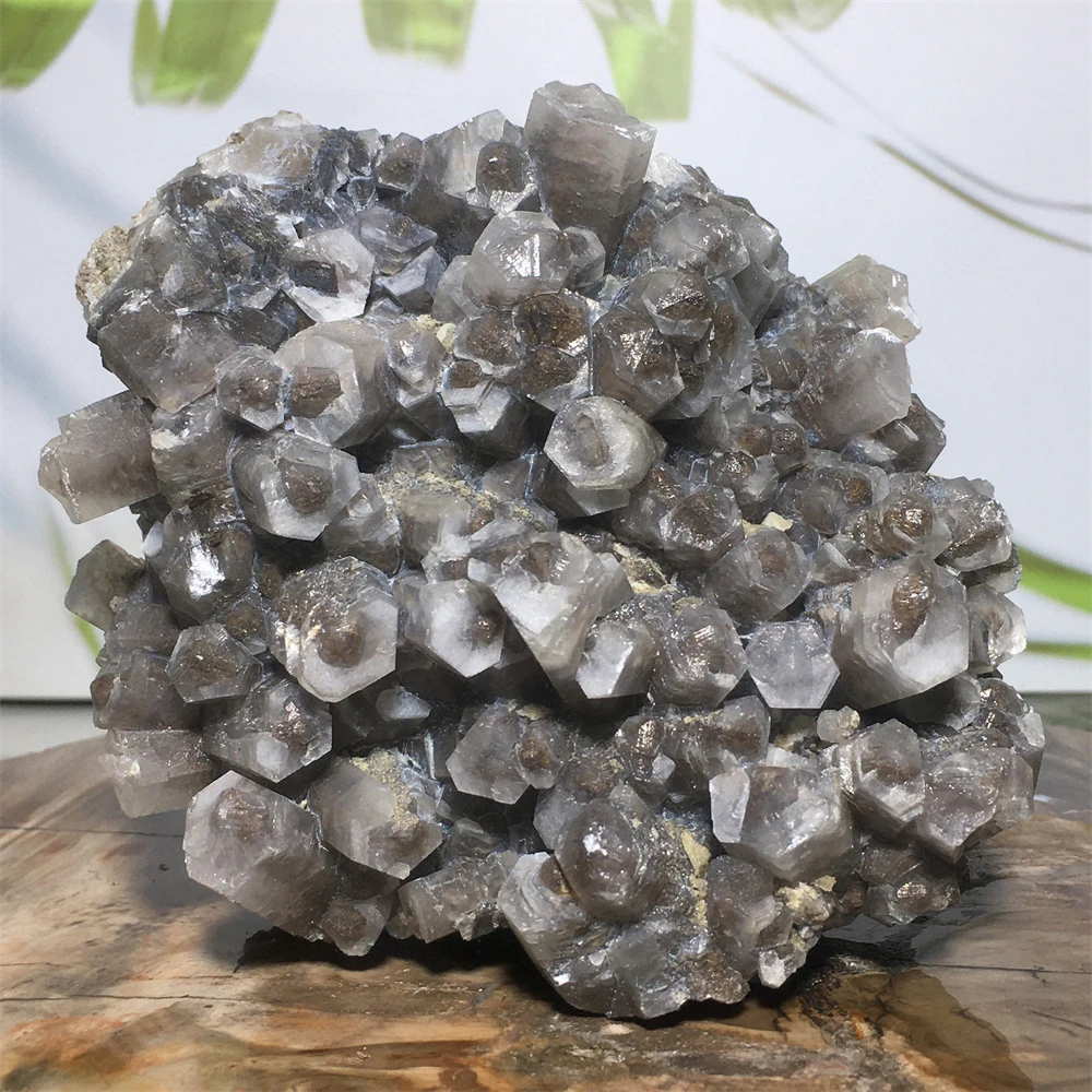 

Hexagonal Calcite Natural Crystal Cluster Freeform Specimen Reiki Healing Rare Mineral Gem Stone Home Decoration Collection Gift