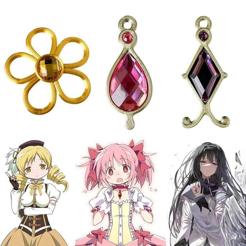 Аниме Puella Magi Madoka Magica Kaname Akemi Homura Soul Gem Модель Реквизит Подвеска Tomoe Mami Косплей