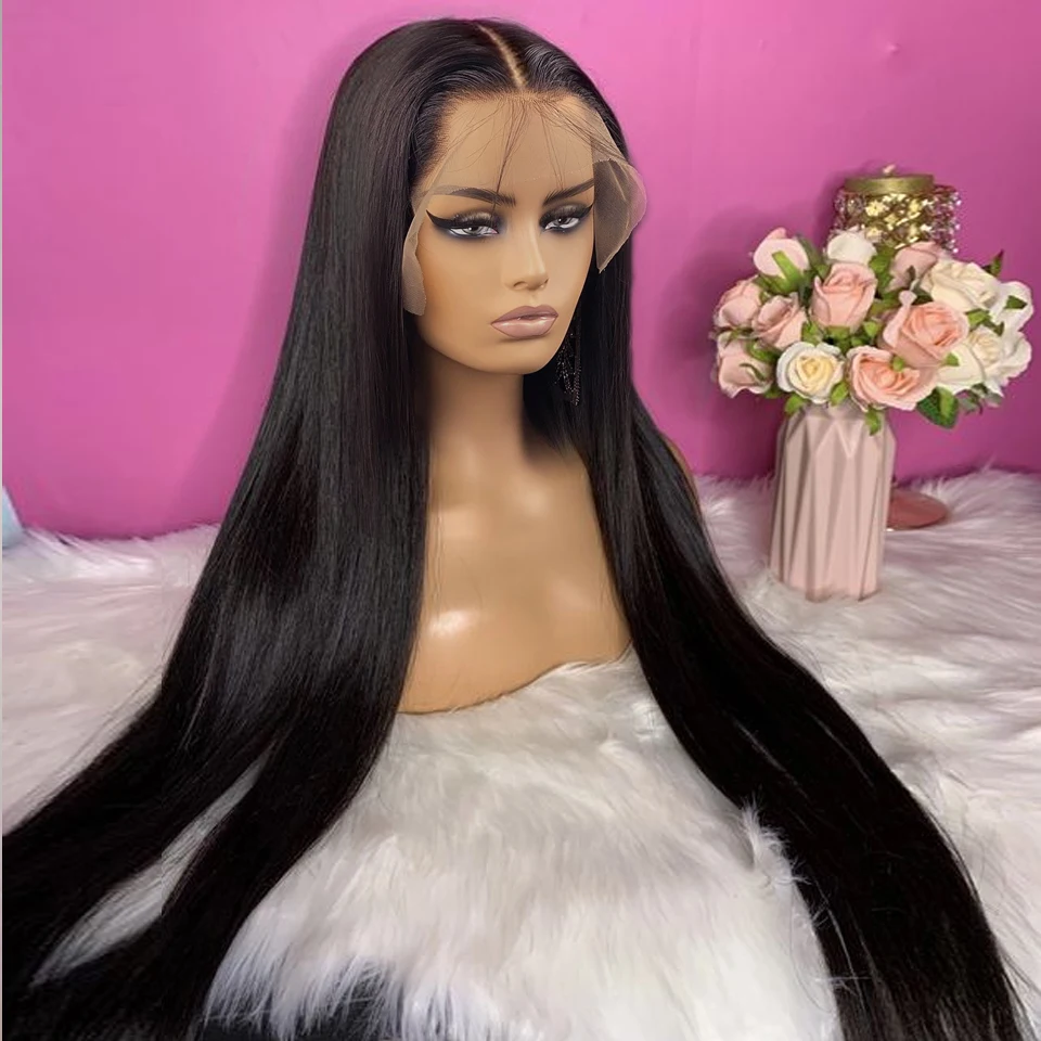 LEVITA 30 Inch Bone Straight Lace Wig Brazilian Hd Lace Frontal Wig Sale 13x4 Lace Front Human Hair Wigs For Woman On Sale