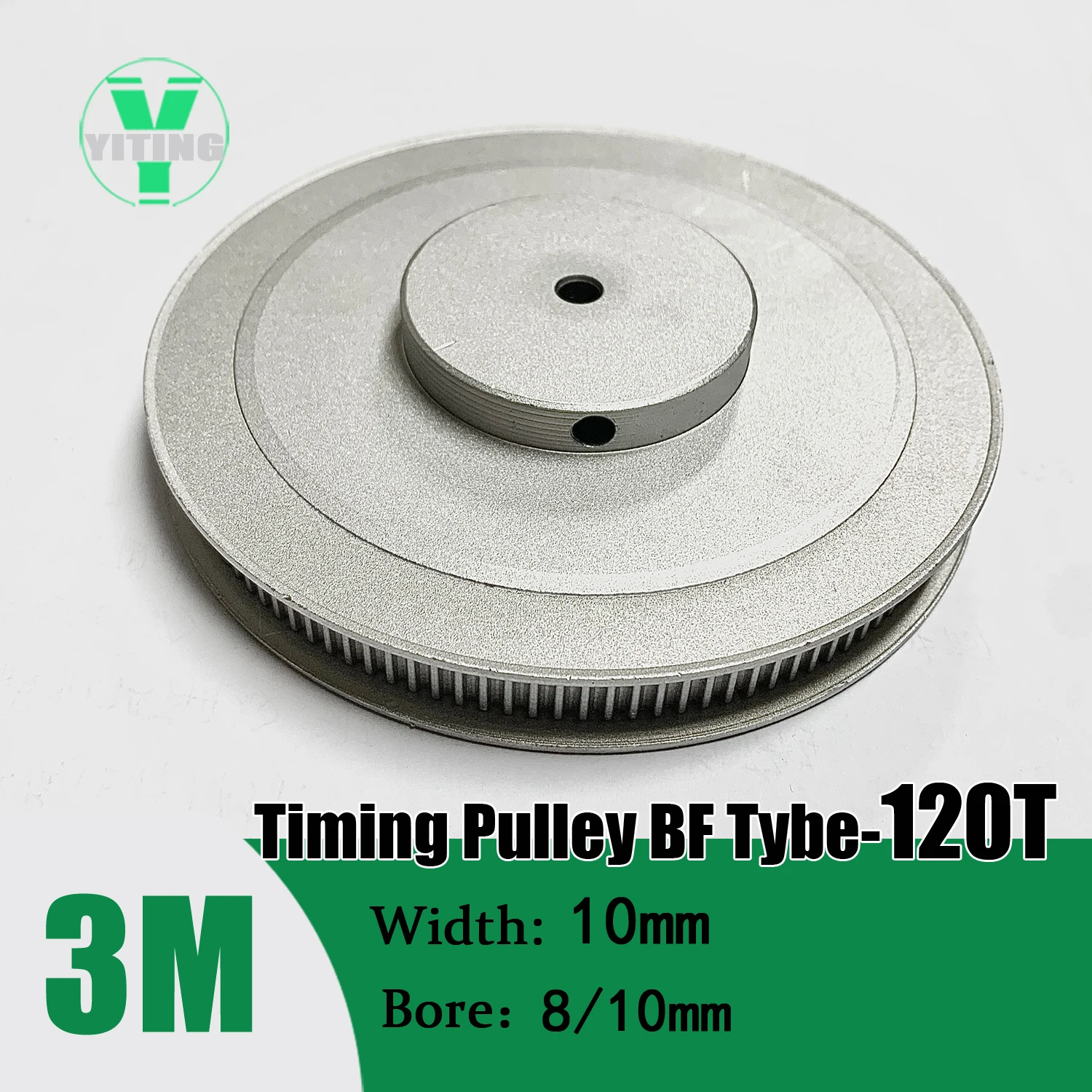 

HTD3M 120teeth Timing Pulley 3M BF Belt Width 10mm Bore 8/10mm 3M Synchronous wheel 120 Teeth Pitch Belt Pulley
