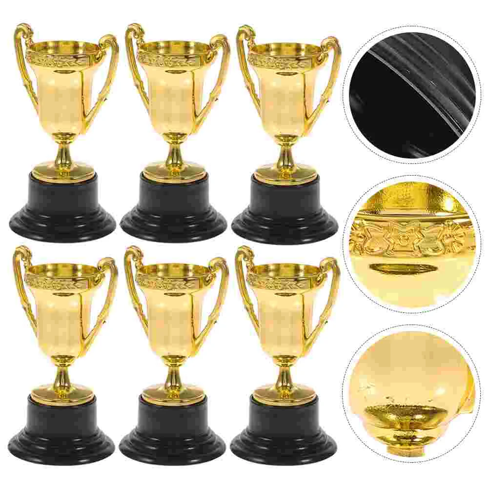 

6 Pcs Kids Educational Toys Mini Trophy Children Trophies Reward Sports Party Favors