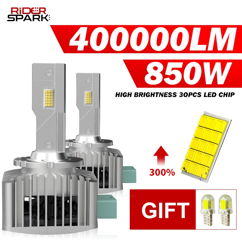 

850W D1S D3S светодиодный Автомобильные фары Canbus 450000LM D2S D4S D8S светодиодный D1R D2R D3R D4R D8R 6500K HID светодиодный Автомобильные противотуманные фары