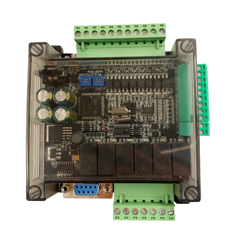 

FX3U 14MR PLC Industrial Control Board 8 Input 6 Output 6AD 2DA And RS485 RTC Compatible With FX1N And FX2N