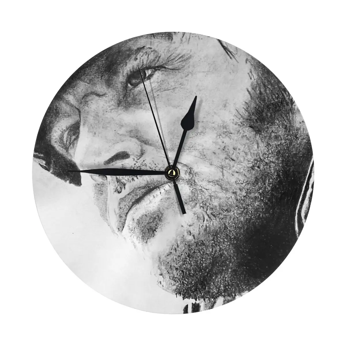 Настенные часы Джек Николсон декоративные круглые для комнаты необходимые