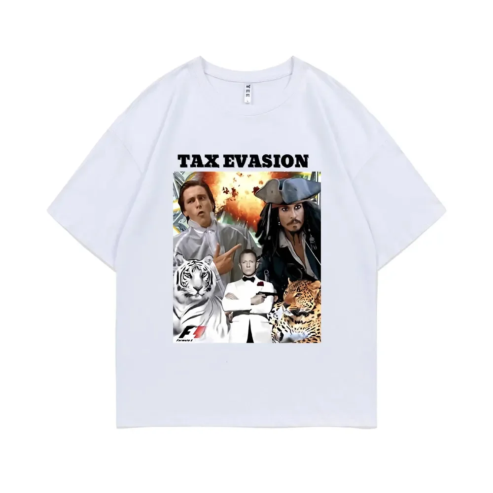 Футболка мужская оверсайз с коротким рукавом Повседневный хлопковый смешной