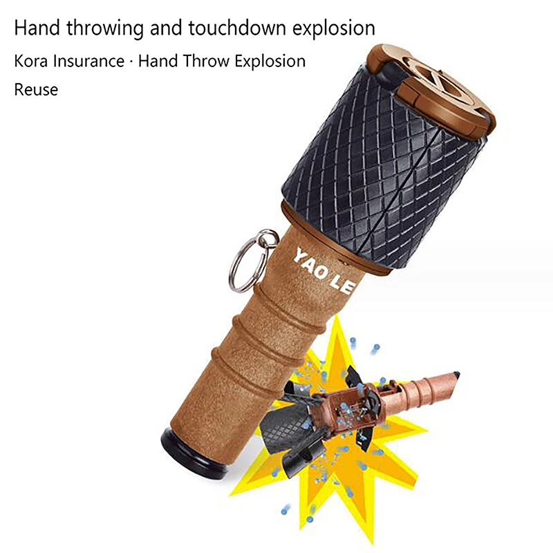 New Water Bomb Mine Boy Sound And Light Grenade COS Performance Prop Model CS Eat Chicken Water Bomb Mine Grenade Burst Toy Gun