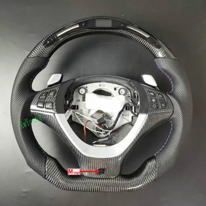 Для BMW X5 X6 E70 E71 E72 индивидуальный руль из 100% натурального углеродного волокна с