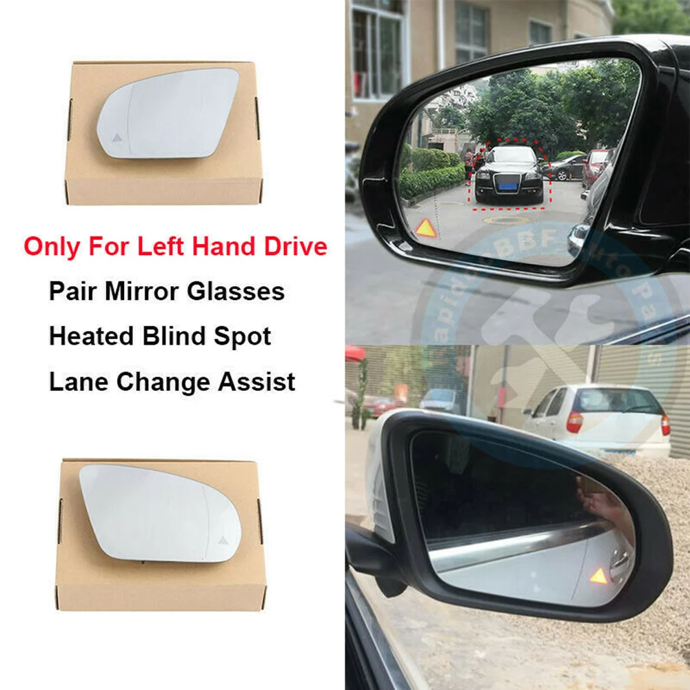 1 пара автомобильных зеркал заднего вида с подогревом для слепых зон подходит