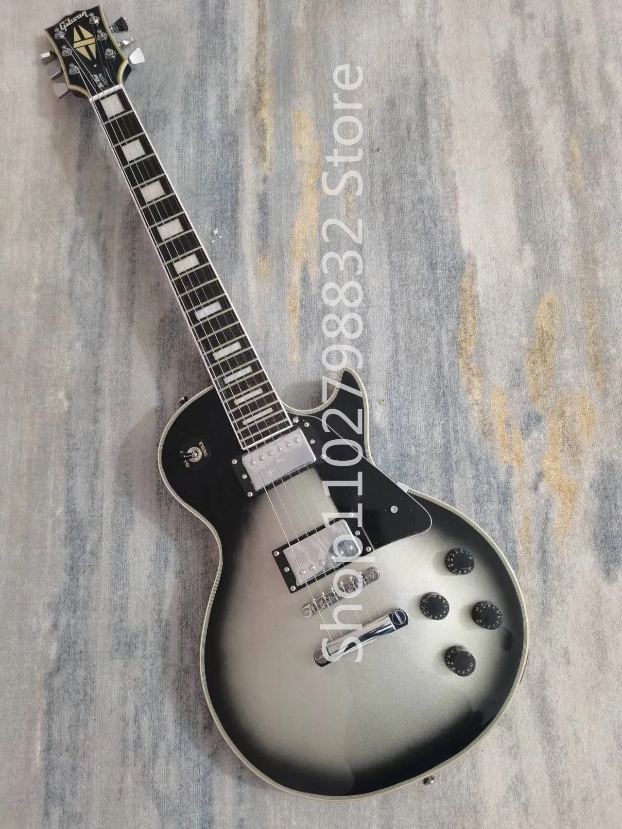 

6-string electric guitar, Rose Wood fingerboard, fixed bridge, silver accessories, free shipping