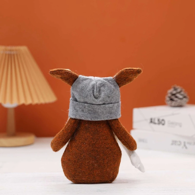 Собака Гном Ручная кость Милая фигурка эльфа-гнома для куклы Орнамент Поделки