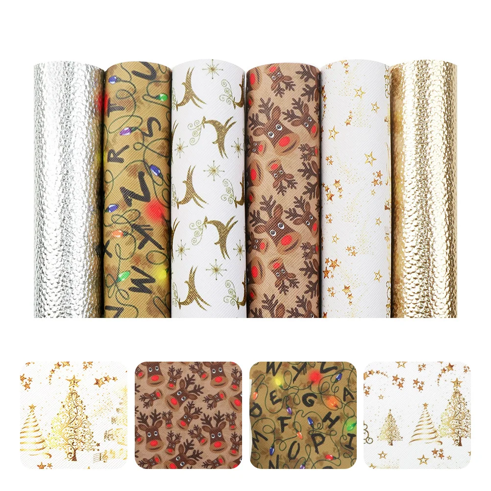 

Sheet Sheets Fabric Diy Printed Christmas Xmas Faux Jewelry Accessories Earrings Making Crafts Holiday Accessory Projects