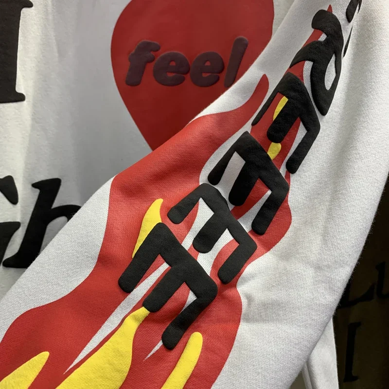 Толстовка CPFM с буквенным принтом высококачественная повседневная толстовка