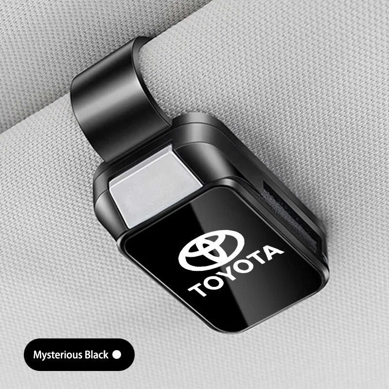 

Автомобильный салонный солнцезащитный козырек, держатель для очков, зажим для солнцезащитных очков для Toyota GRsport Hilux Aygo Yaris Corolla Rav4 CHR Auris