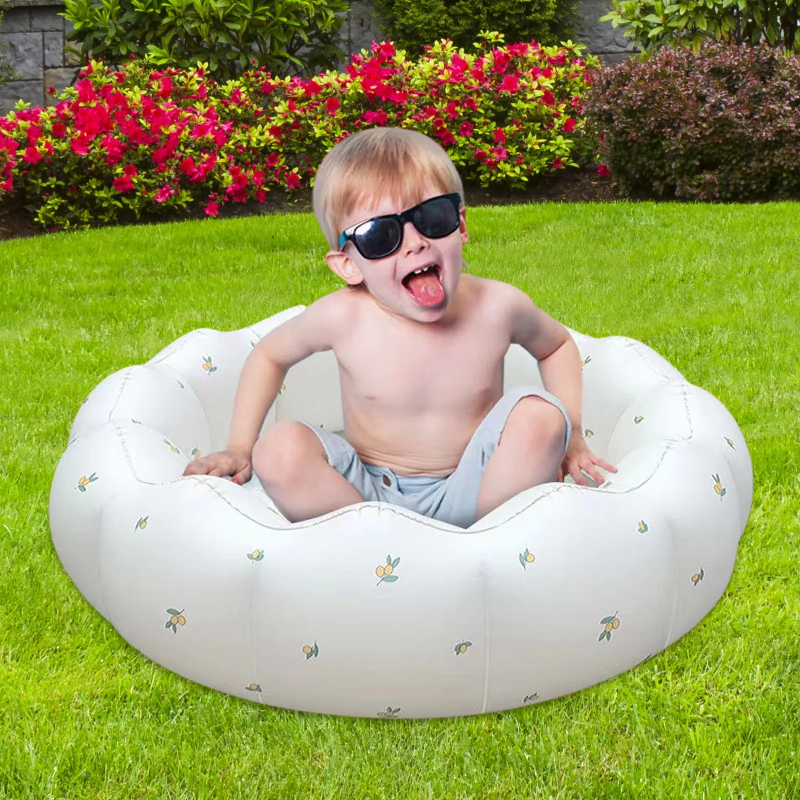 

Inflatable Swimming Pool Petal Kiddie Paddling Pool Indoor And Outdoor Portable Baby Swimming Pool Swim Center For Garden