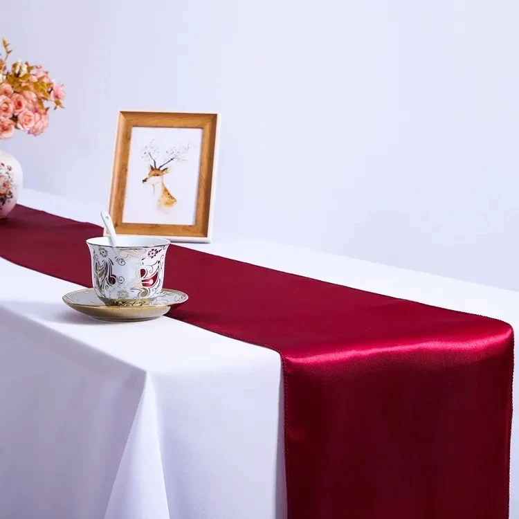 

Многоцветная сатиновая скатерть-дорожка для стола 30*275 см