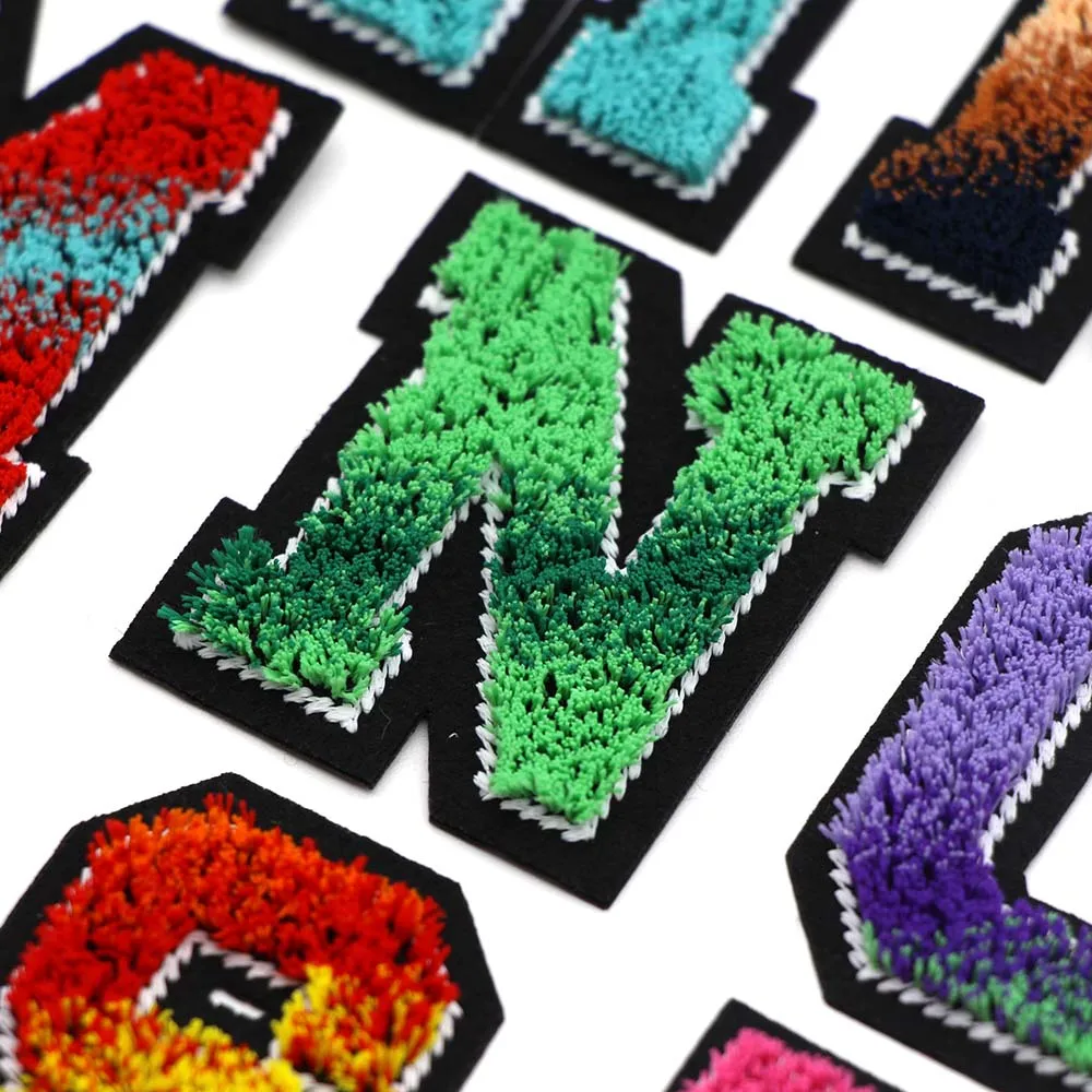 1 шт. патчи с вышивкой и надписью термоклейкие для одежды сумок мягкая пряжа