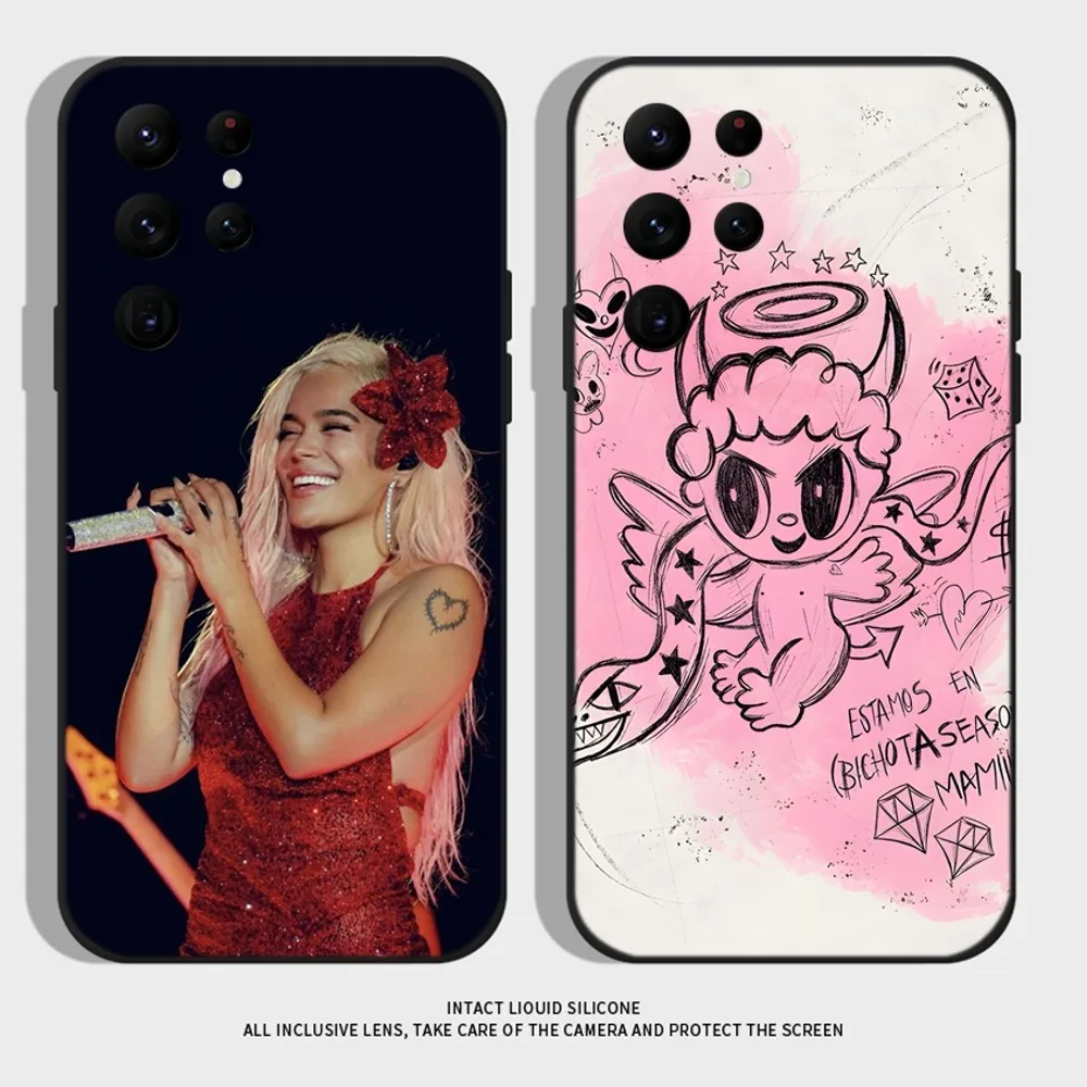 Чехол для телефона Karol G Dibujos Animados Samsung S24 S22 Ultra S20 S30 plus S23 ultra 5G силиконовый чехол