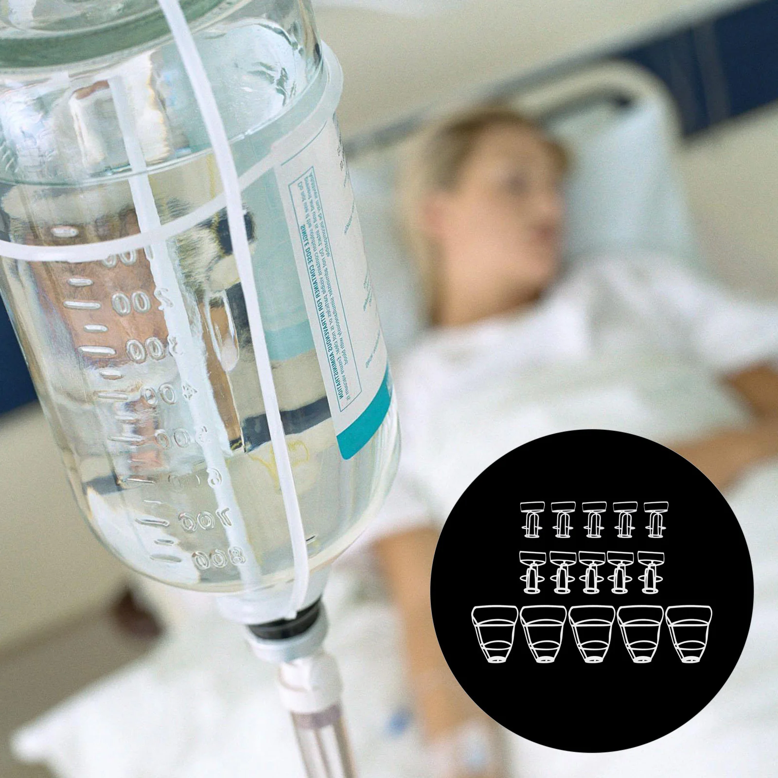 

Bottle Saline Infusion Hanging Nets Covers Solution Sleeve Holder Holders Portable Simple Rack Cage Cover Stand Sleeves Net