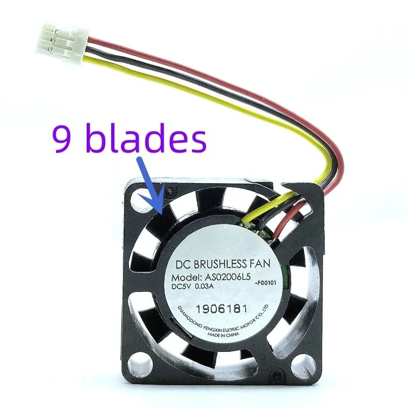 Фото AS02006L5 5 В 0,03 А для Sifang Optoelectronics 2006, вентилятор, датчик очистки воздуха и пыли, микровентилятор №2