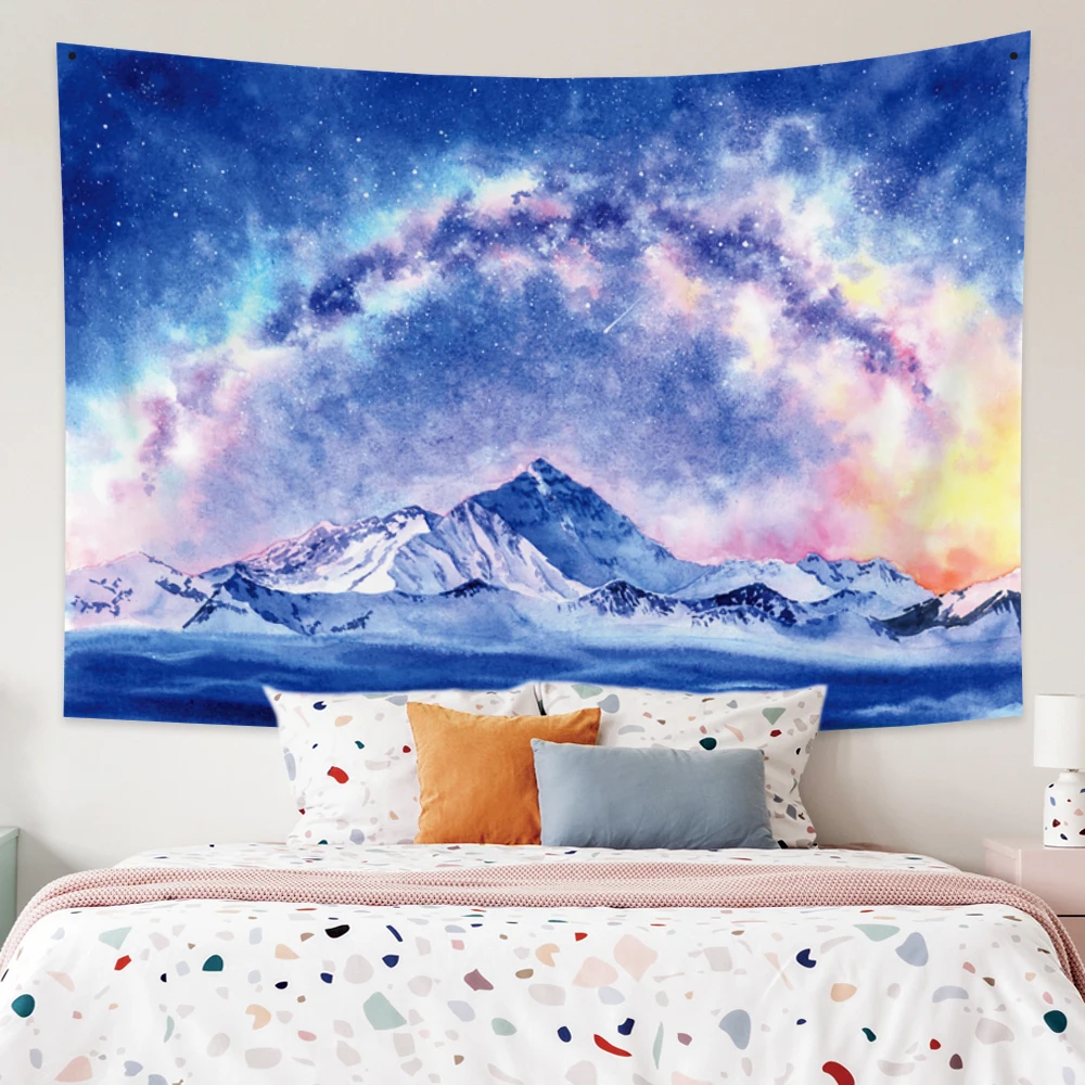 

Картина маслом, пейзаж, украшение для спальни, эстетический гобелен, Настенный декор, настенное украшение