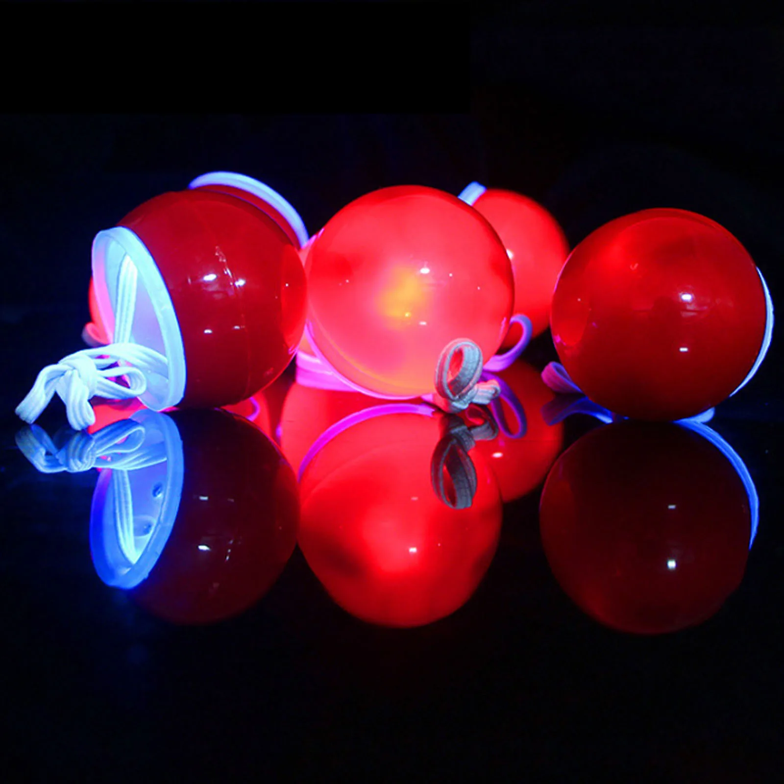 

1/10/25/50/100pcs Red Glowing Clown Nose Cosplay Props Party Stage Performance Prop Festival Make Up Sponge Clown Nose Decorat