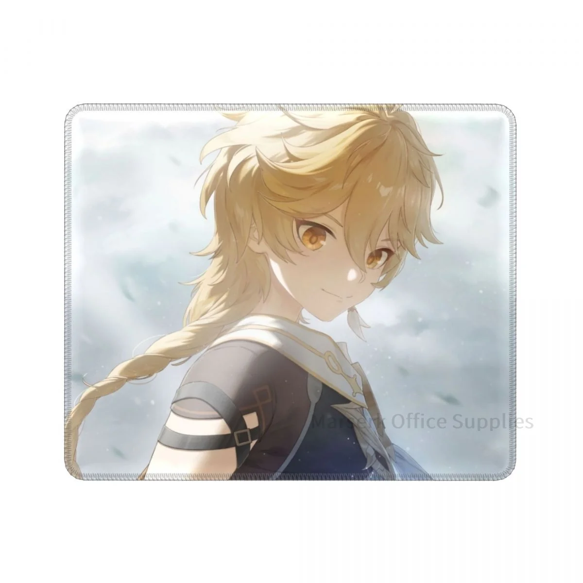 

Aether Mouse Pad Genshin Impact Game Paimon Gaming Desktop Keyboard Mat Creative Deskpad Lock Border Antiskid Personalized
