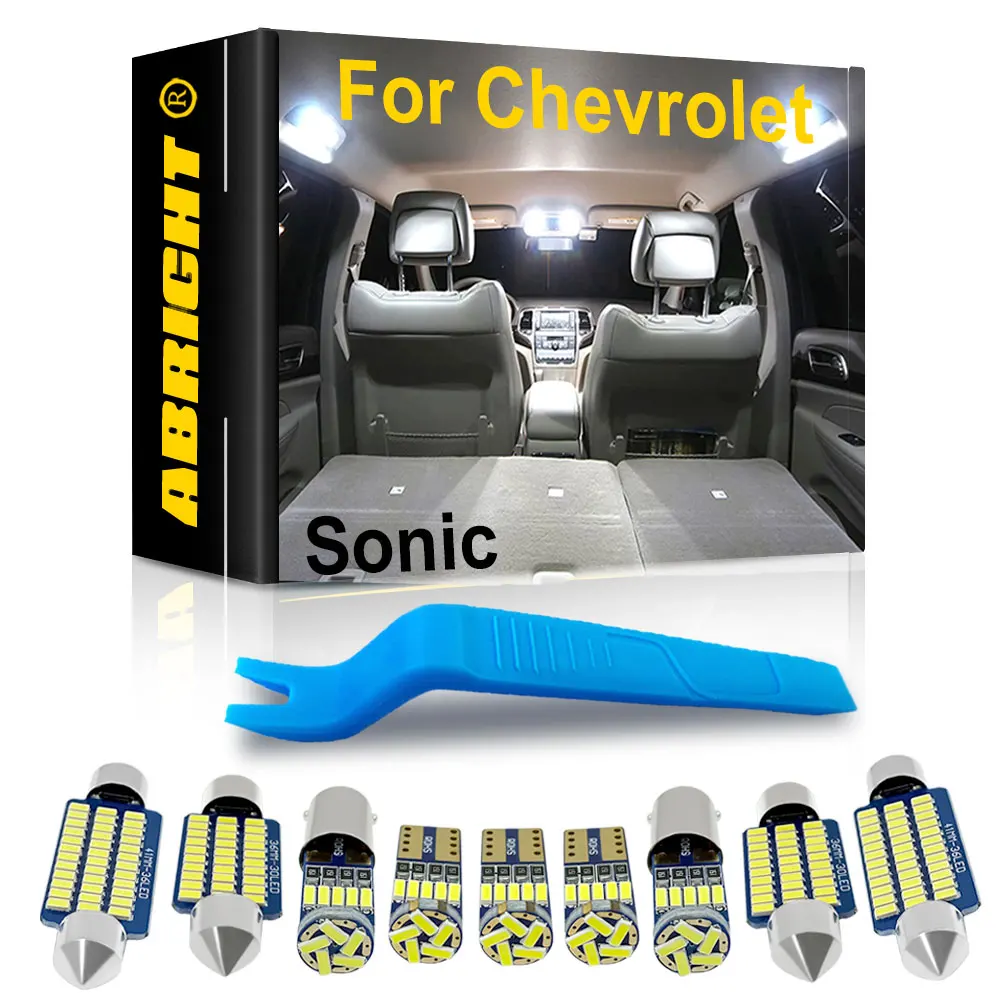 

Car Indoor Light LED For Chevrolet Chevy Sonic T300 2012 2013 2014 2015 2016 2017 2018 2019 Canbus Interior LED Lamp Accessories