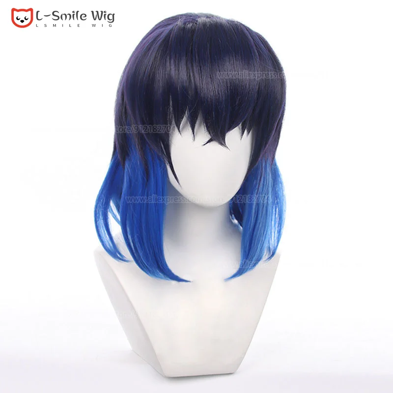 Парик для косплея киметасу из аниме рассекающий демонов термостойкие волосы