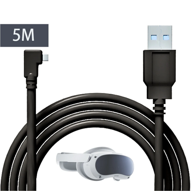 5M Charging Cable Fast Charges Cable VR Headset Charging Cable Accessories For PICO3/Pico4/Pro VR