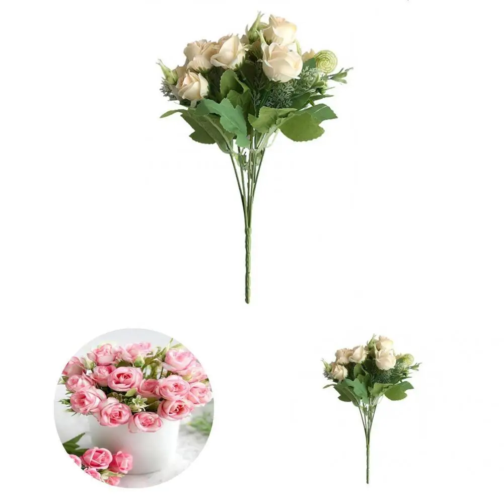 

Simulation Flower Fancy Anti-fall Realistic Simulation Roses After Rain for Lover Artificial Plant Artificial Flower