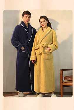 Flame Of Dream Waffle  Bathrobe Couple's  Thin Solid Color Cardigan Long Home Service Sleepwear 221622