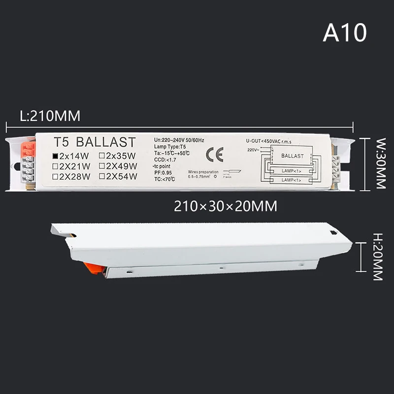 Электронный балласт JETTING для люминесцентных ламп T8 T5