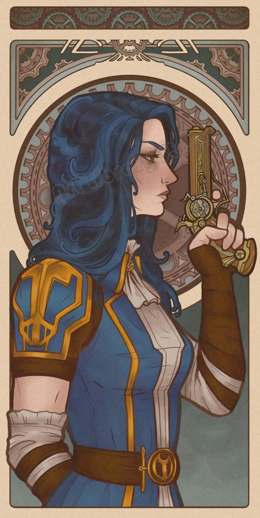 

Плакат Arcane Jinx Vi на холсте