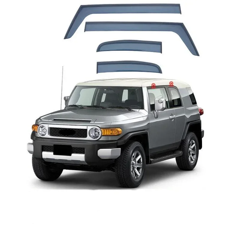 Фото Дефлекторы окон (ветровики) для Toyota FJ Cruiser 2005-2014 №1