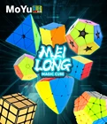 Головоломка странная форма Moyu MFJS, волшебный куб, 3x3x3, косое зеркало, MEGA PYRA SQ1, кибимикс, редимикс, листья, косой волшебный куб