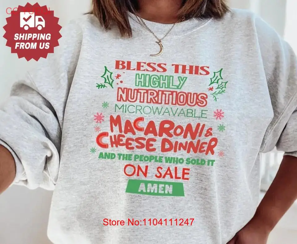 Рождественская футболка с цитатами Один дома благословите этот питательный