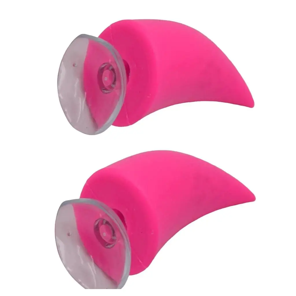 

2Pcs Car Motocross Motorcycle Helmet Devil's Horn Decoration w/ Sucker Pink
