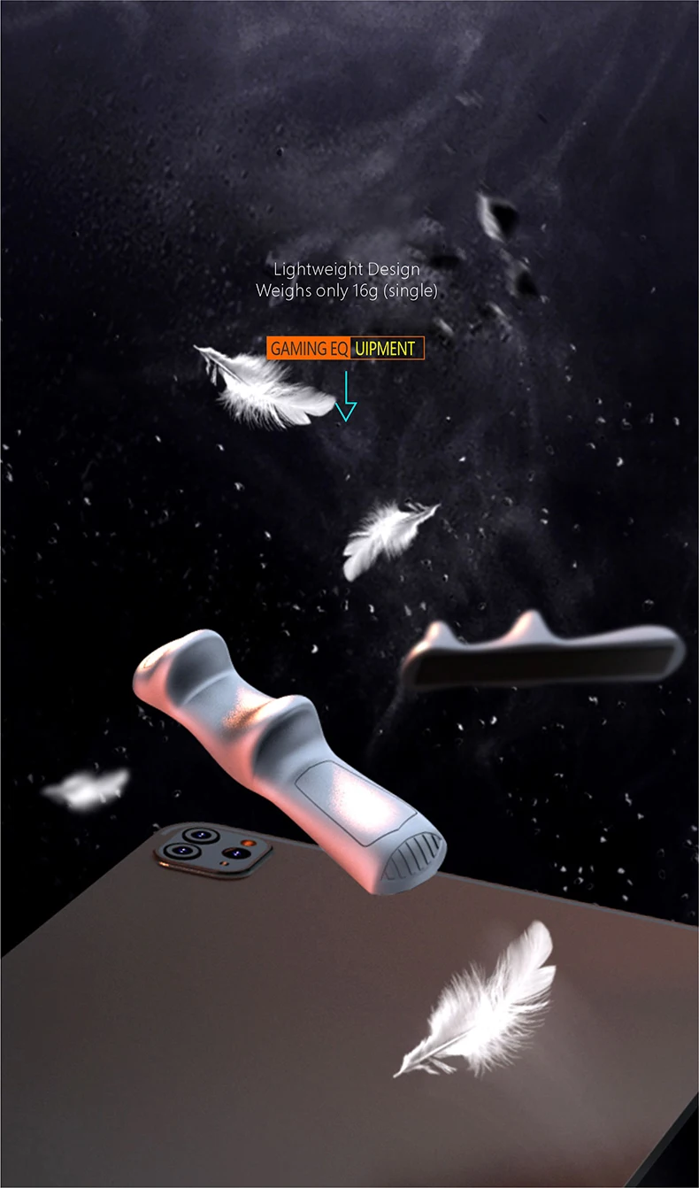 

Flat Panel Electric Machine Controller Antiskid Soft Mobile Game Joystick Multifunctional Multi Finger Operating Handle Z24