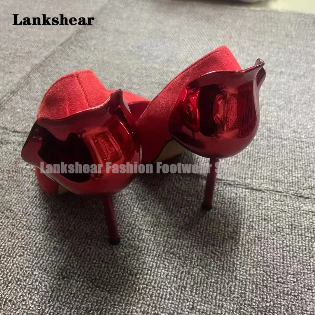 New Elegant Bridal Wedding Party Shoes Red Pumps High Heels Accessories for High Heels Flats Slipper Brand Design Wedding Shoes