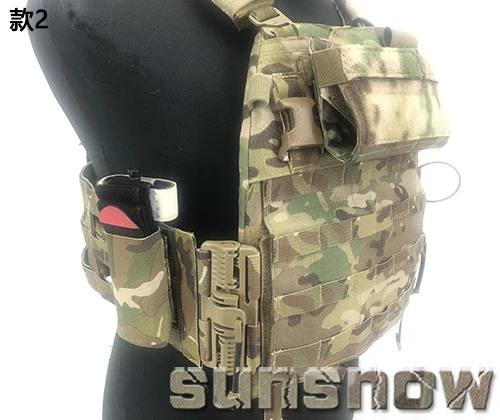 Outdoor Sports Tactical Elastic TQ Support Camouflage Elastic Tool Kit Vest Storage Bag MOLLE Belt Accessories