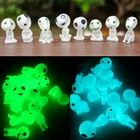 10 шт. светящиеся деревья эльфов дух Принцесса Мононоке миниатюрный пейзаж мини-фигурка украшение светящиеся миниатюрные садовые горшечные украшения