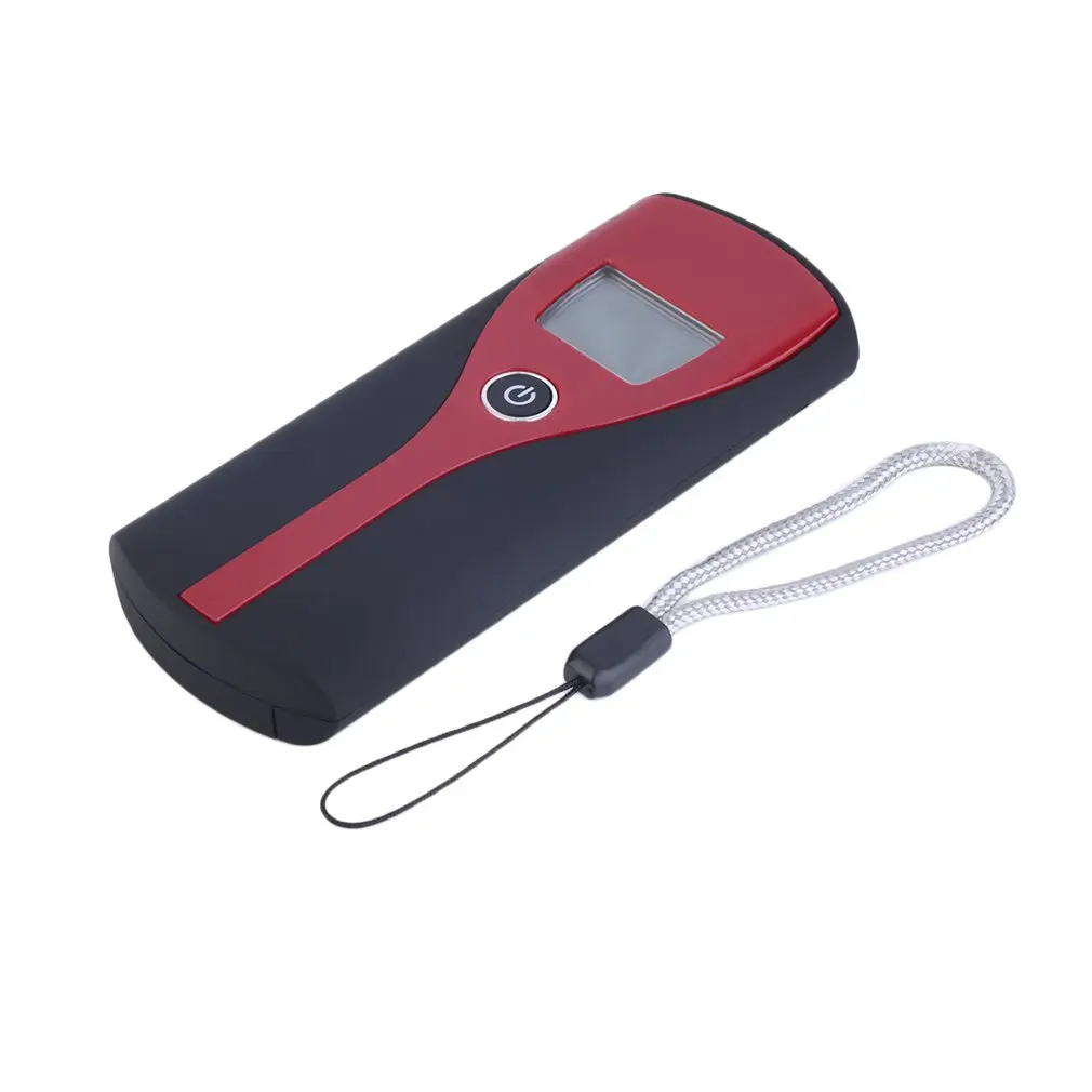 

Black Wine Red Plastic Quick Response and Resume Universal Professional Digital LCD Display Alcohol Breath Alert Breath Tester