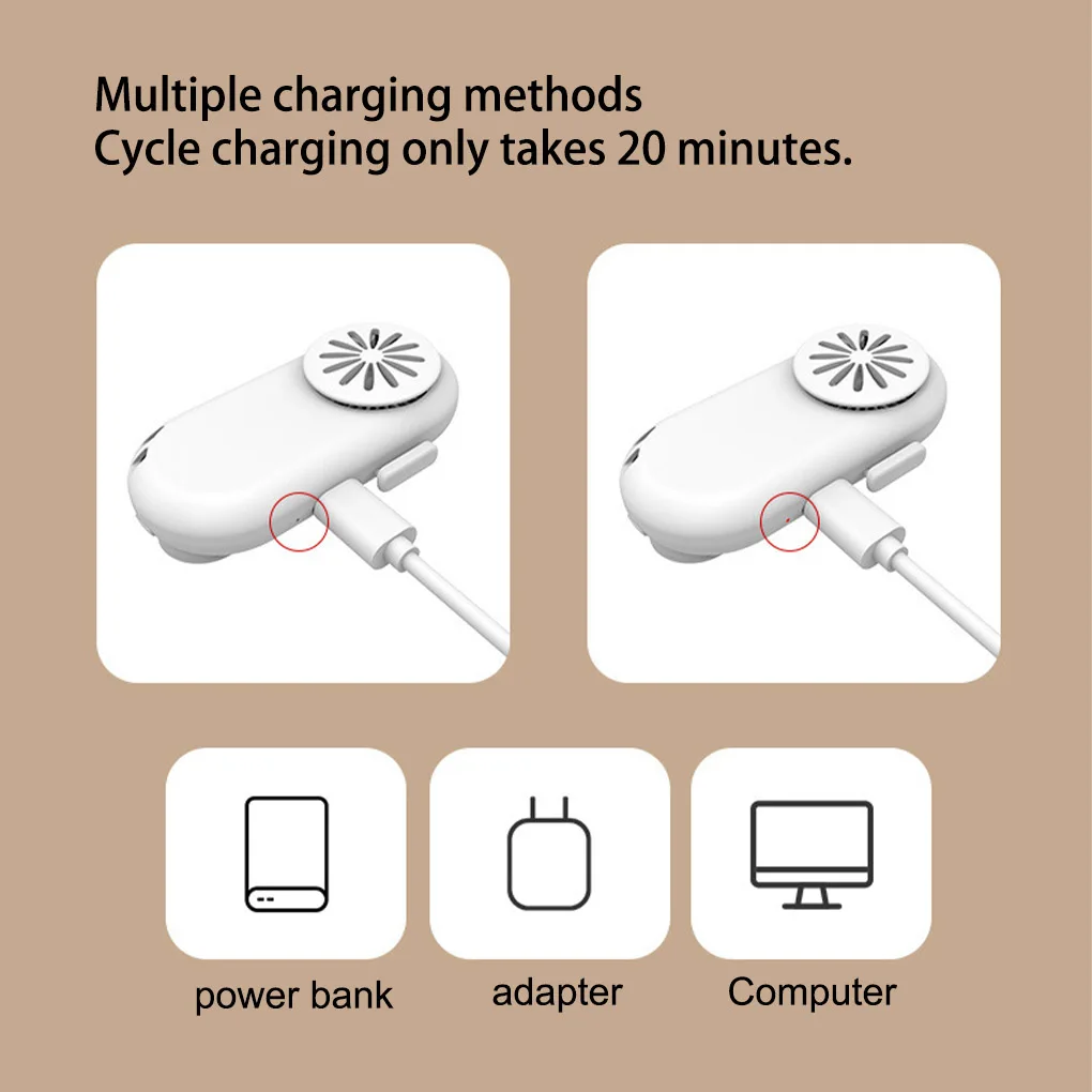 

Многоразовый портативный вентилятор для маски на лицо с клипсой, воздушный фильтр с USB-зарядкой, мини-вентилятор, Персональный переносной о...