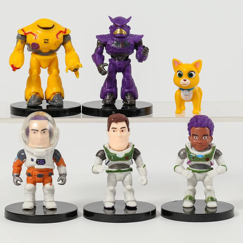 

Buzz Lightyear of Star Command: The Adventure Start Mini PVC Фигурки игрушки 6 шт./компл.