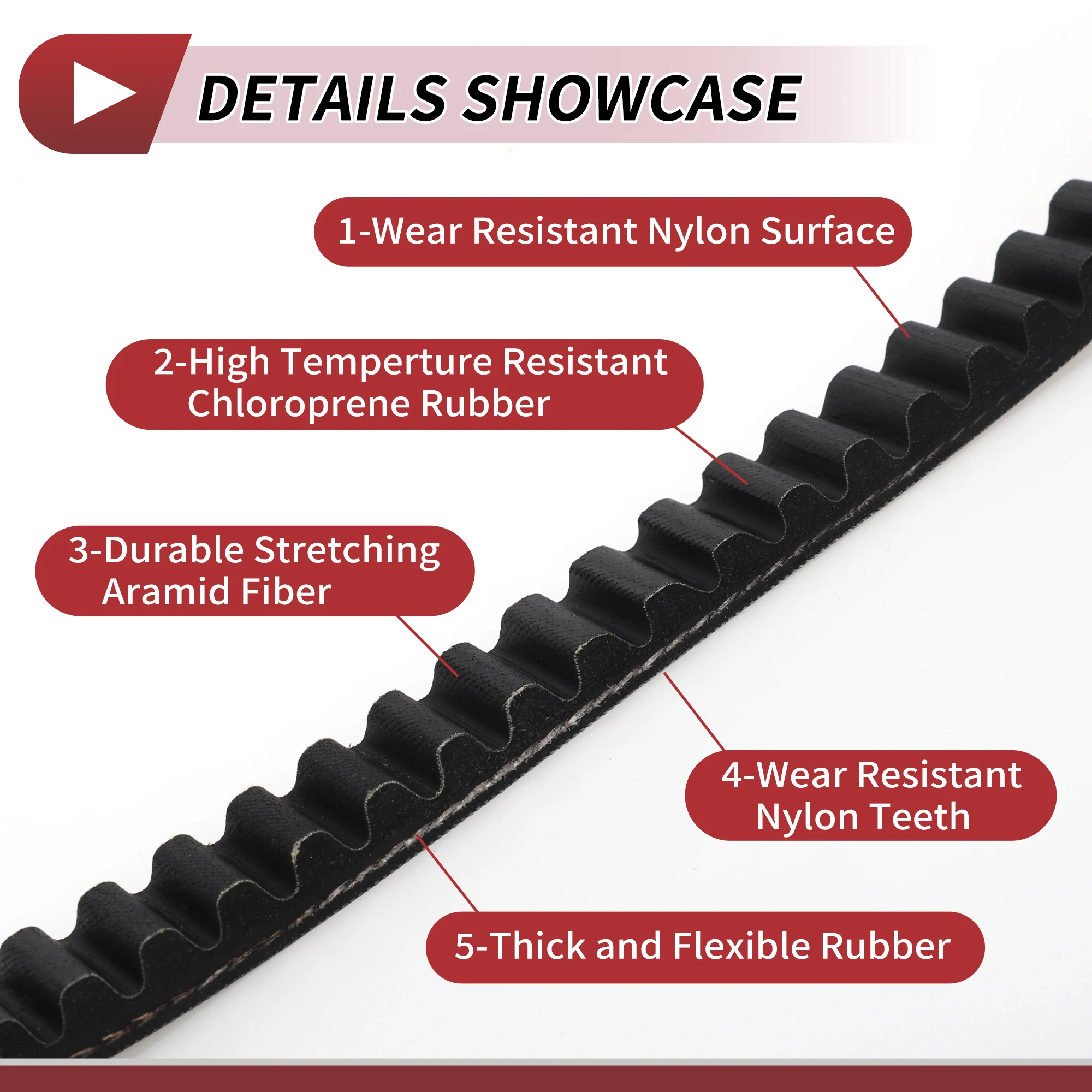 Приводной ремень Motoforti для Honda Activa 125 Lead 90cc V-ремень