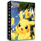 Альбом для карт Pokemon 240, книга, аниме карта, игра, карты покемона, Пикачу, 4 кармана, коллекционный держатель, папка для папки, лучшие игрушки, подарок для ребенка