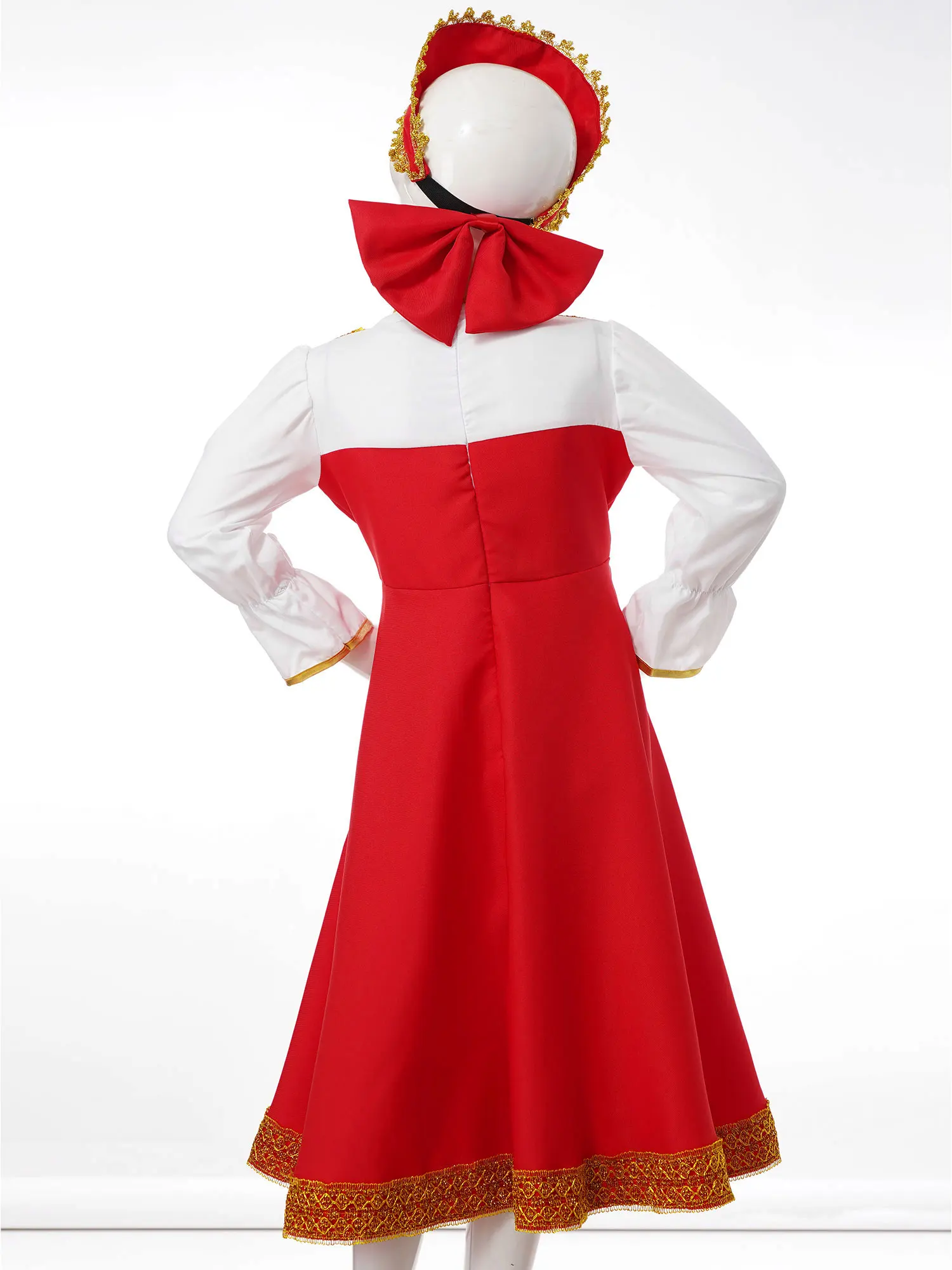 Детская традиционная русская Одежда для девочек платье принцессы с головным