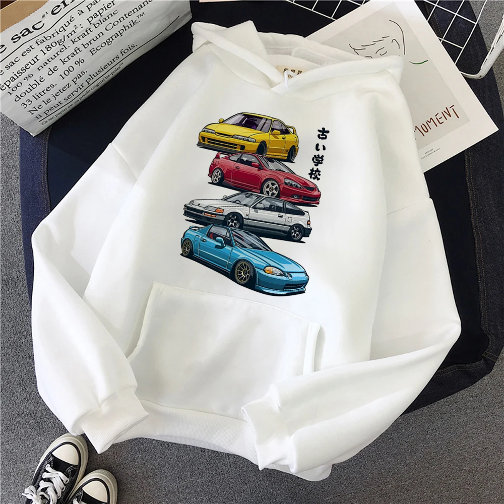 

Jdm hoodies women Winter Kawaii 2023 sweatshirts tracksuit women graphic sweater