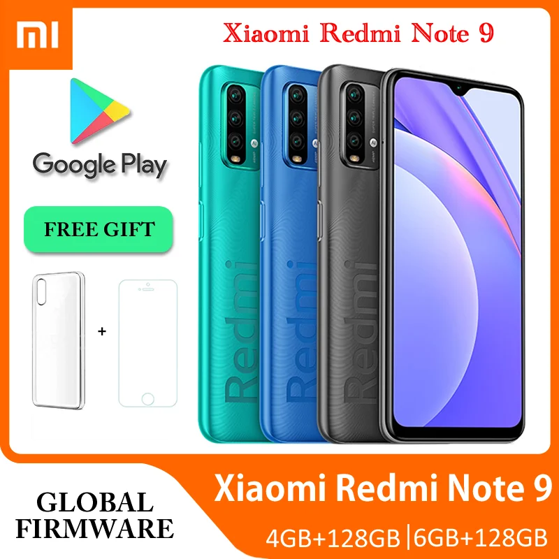 

Оригинальный Смартфон Xiaomi Redmi Note 9 с глобальной прошивкой, Аккумулятор 6000 мАч, Восьмиядерный процессор Snapdragon 662, камера 48 МП, разблокированны...