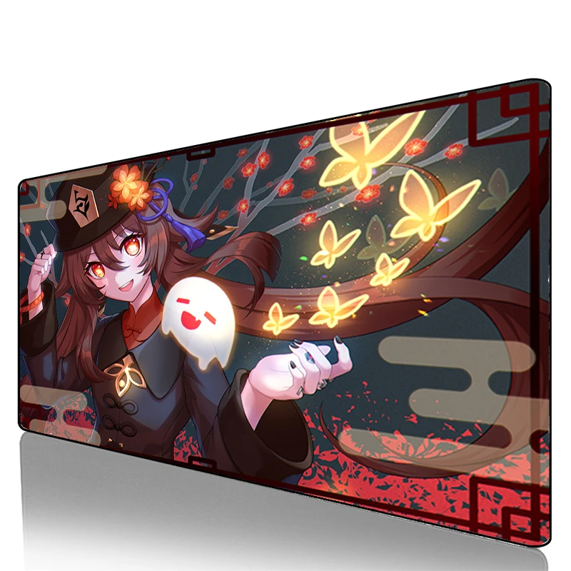 

Коврик для мыши, игровой коврик для мыши Genshin Impact Hu Tao, коврик для клавиатуры, аксессуары для ПК, аксессуары для компьютерного стола, игровые к...